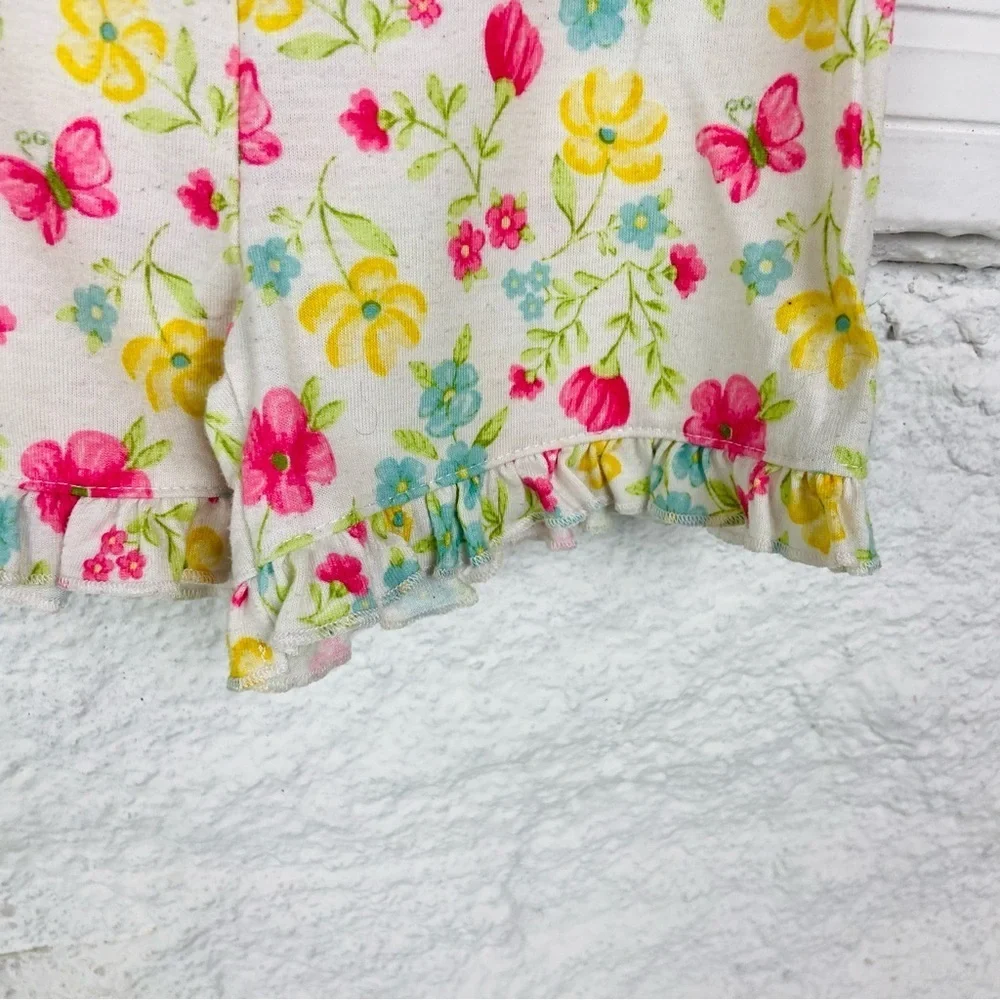 Unbranded colorful Floral ruffle Print Shorts size 2T
